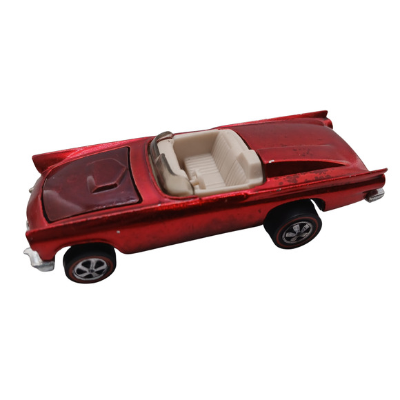 Vintage Hot Wheels 1969 Classic '57 T-Bird Redline Spectraflame Red White Int - Picture 1 of 5